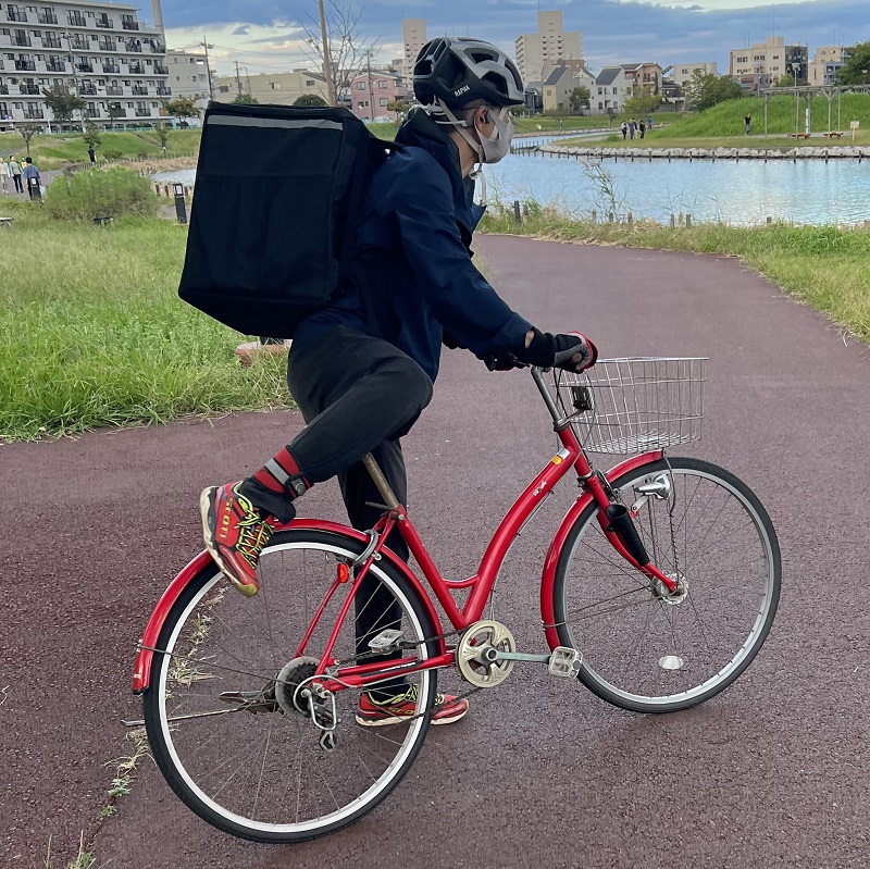 乗り込み方_シティサイクル_悪い例2